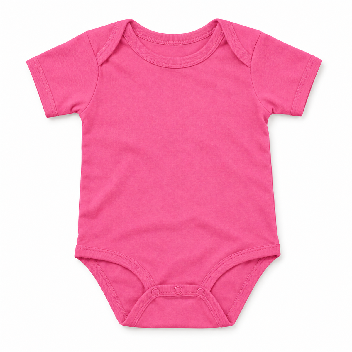 Custom Most Likely To baby bodysuit in Hot Pink