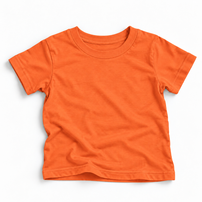 Custom Most Likely To kids tee in Orange