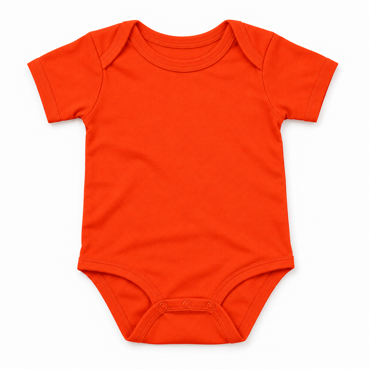 Custom Most Likely To baby bodysuit in Orange
