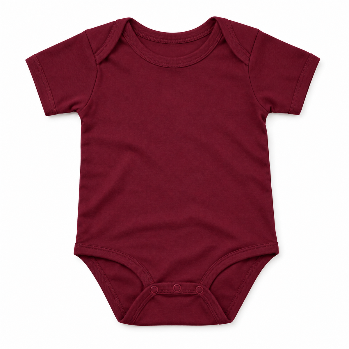 Custom Most Likely To baby bodysuit in Maroon