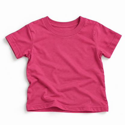 Custom Most Likely To kids tee in Hot Pink